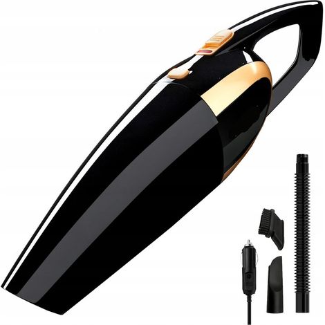 Aspiradora portátil para coche HF3301 de 120 W con filtro HEPA y cable resistente.