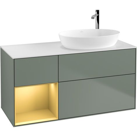 Villeroy & Boch F921HFGM Meuble sous-lavabo Finion F92 (1/2)