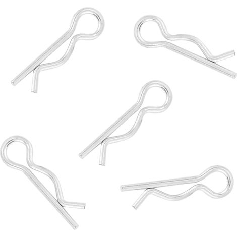 1,2 x 20 mm R-Split-Verbinder, verzinkt, Verriegelungsstifte, Federverbinder, Haarnadeln (1/5)