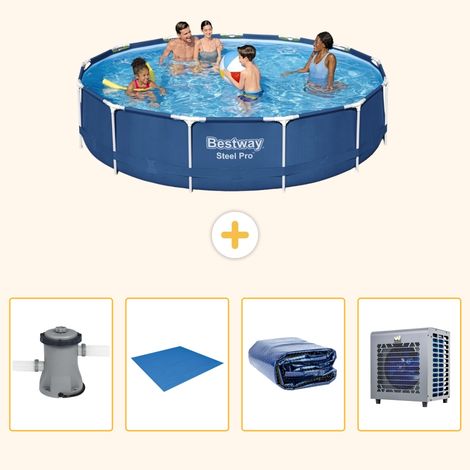Bestway Bestway Steel Pro Ronde - 396x84 cm - 5-pièces  S278 (1/5)