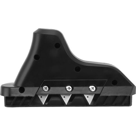 1 Rabot pour plaques de plâtre, triple lame, angle de chanfrein 35°, ergonomique, pour placo et bois tendre (1/5)