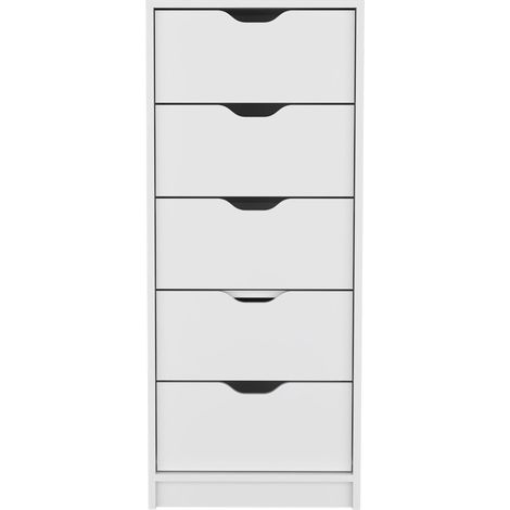 Cómoda alta Basilea con 5 cajones, sistema extraíble (1/5)