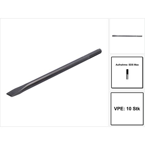 Makita 10x  Scalpello piatto  SDS-MAX 25  x 400  mm - D-34213-10 (1/5)