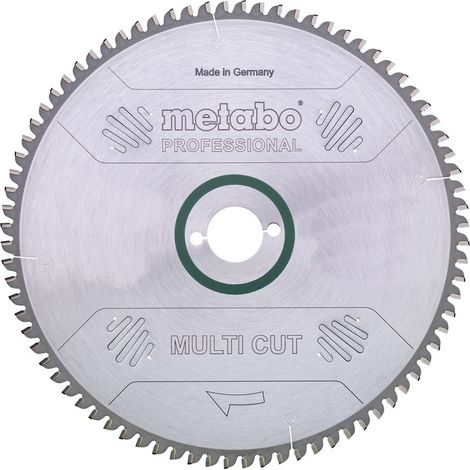 Metabo multi cut - professional, 216x30, Z60 FZ/TZ, 5°neg. 628083000 Lama circolare in metallo duro 216 x 30 x 1.8 mm N (1/2)