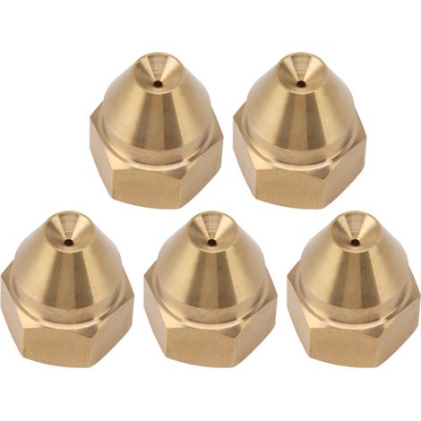 Lot de 10 buses de brumisation en laiton résistant à la corrosion et à la pression, pour systèmes de refroidissement et irrigation horticole, filetage femelle G1/2". (1/5)