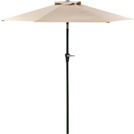 OMBRELLONE DA GIARDINO INCLINABILE 2.3X2M CON APERTURA A MANOVELLA E 6 STECCHE. CACHI (1/5)