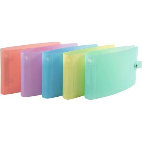 Classeur souple 2 anneaux dos 30mm coloris pastel Chromaline Exacompta (1/5)