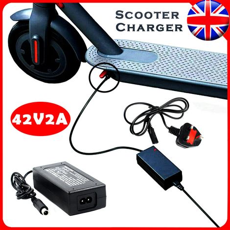 Chargeur de batterie 42 V pour trottinette électrique Xiaomi Mi M365/Pro, adaptateur britannique ES1 2 3 4 (1/5)