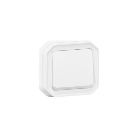 Legrand - Plexo L - Poussoir NO+NF lumineux - Encastru00e9 - Blanc - Ref. : 069616L+069692L (1/5)