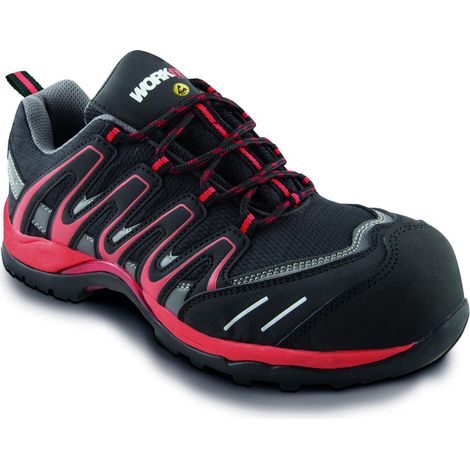Zapato de seguridad esd workfit trail rojo nº36 (1/3)