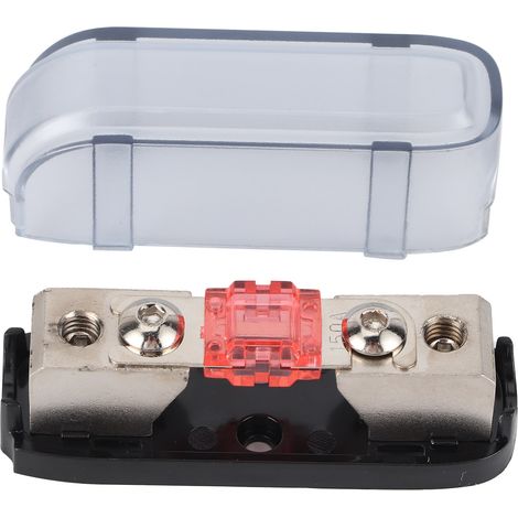 Porte-fusible Audio stéréo, bloc de Distribution de boîte AGU unidirectionnelle pour voiture bateau RVRed 150A (1/5)
