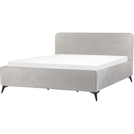Bed Fabric VALOGNES 180 x 200 cm (EU Super King) Light Grey