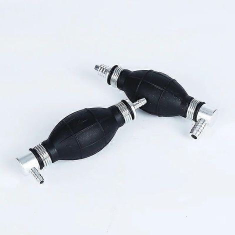 Pompe à carburant manuelle 6 mm/8 mm/10 mm/12 mm, tuyau en caoutchouc et aluminium, poire d'amorçage pour transfert de carburant diesel, huile et essence, pour voiture, bateau, moteur hors-bord. (1/3)