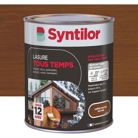 Lasure Tous Temps Syntilor 1L Chêne Moyen (1/5)
