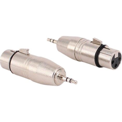 Adapter for 3.5mm male microphone cable to 3-pin female XLR, high-fidelity audio signal cable jack for computer amplifier (1/5)