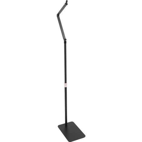Support de projection à hauteur réglable de 110 à 150 cm (43,3 à 59,1 pouces) avec interface à vis de 6,35 mm (1/4 pouce), bras articulé et réglage multi-angles pour bureau à domicile (1/5)