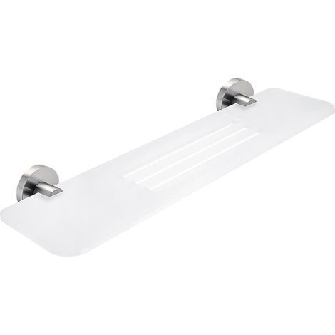 Tablette L.50 Cm, Plexiglas, Avec Fixation Inox Brossé, Unix Nimco (1/3)