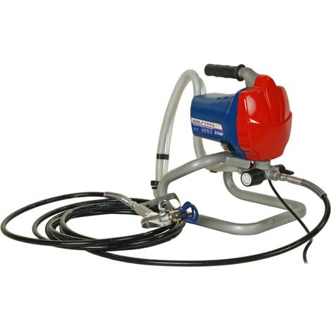 Dedra DED7421 pulverizador de pintura azul y rojo (1/5)