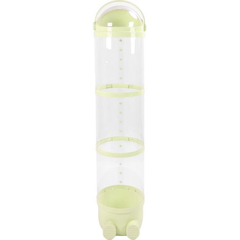 Tube de rangement transparent pour peluches avec lumière, grande capacité, seau de rangement pour jouets en peluche pour enfants, 130 cm / 51,2 pouces, vert (1/5)