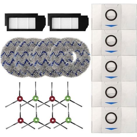 Kit di parti di ricambio per la cura dei pavimenti per robot aspirapolvere ECOVACS DEEBOT X1 Omni/X1TURBO/X1 Plus (1/5)