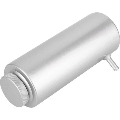 Réservoir de trop-plein en aluminium 80ml pour liquide de refroidissement, universel pour automobile, couleur argent (1/5)