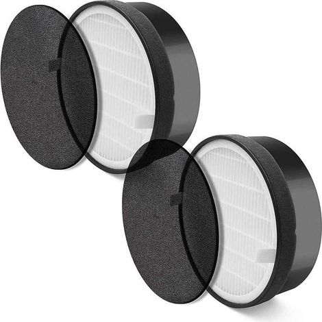 Lot de 2 filtres de rechange compatibles Levoit LV-H132, charbon actif, remplace LV-H132-RF purificateur d'air (1/5)