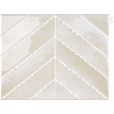 Carrelage Adhesif Cuisine, 3D, Stickers Mural, Auto-Adhesif, Bain, Cuisine, Chevrons, Moderne (1/5)