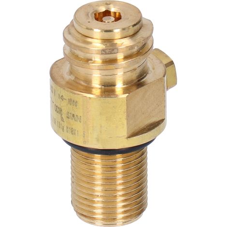 Adaptateur de remplissage de cartouche de CO2 à filetage M18x1,5, accessoire de conversion de valve à broche pour machine à soda (1/5)