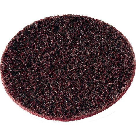 Disco abrasivo in tessuto non tessuto D.115mm marrone grosso non perforato PROMAT (Per 10) (1/3)