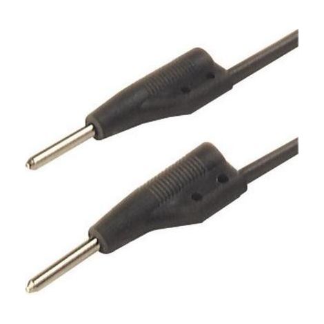 Hirschmann Test & Measurement MVL 2/50 sw Cavo di misura Spina 2 mm Spina 2 mm 0.50 m Nero 1 pz.