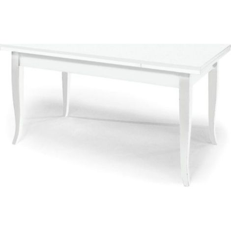 Tavolo allungabile Verona bianco 140x80