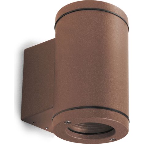 Aplique de pared SETH redondo LED SMD AC 4 W 500 lm 3000 K CRI80 IP65 Marrón óxido (1/3)
