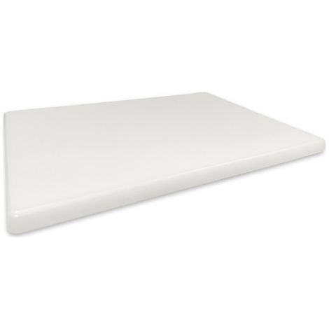Tabla de cortar profesional 400x300x20 mm 11840 DENOX- FAMESA  Blanco