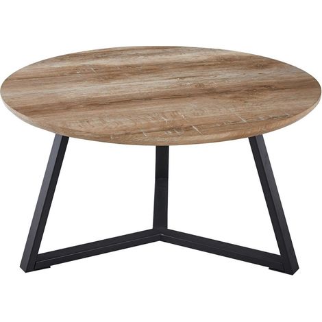 Couchtisch Kollektion PASOA in alt Eichenfarbe, ideal für ein rustikales Wohnzimmer.