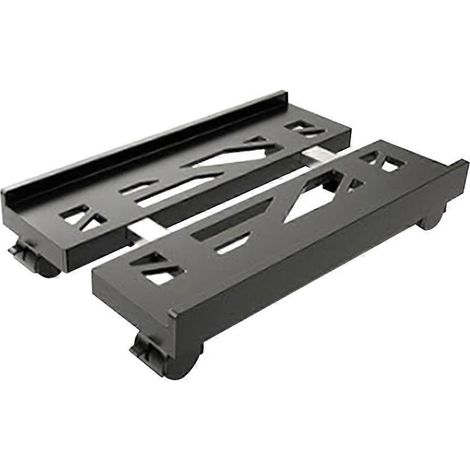 Support mobile réglable pour unité centrale, support ventilé pour tour d'ordinateur avec 4 roulettes, support sous bureau (1/5)