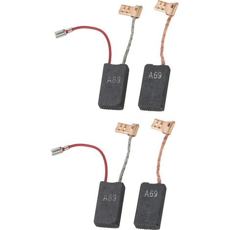 Lot de 4 Balais de Charbon pour Marteau Perforateur 6,3 X 12,5 X 23 Mm 11264EVS 11241EVS Compatible avec GBH5-40DE (1/5)