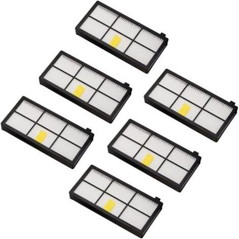 Filtres de rechange pour iRobot Roomba Series 800 et 900 980 966 960 865 870 875 876 Pièces de rechange, 6