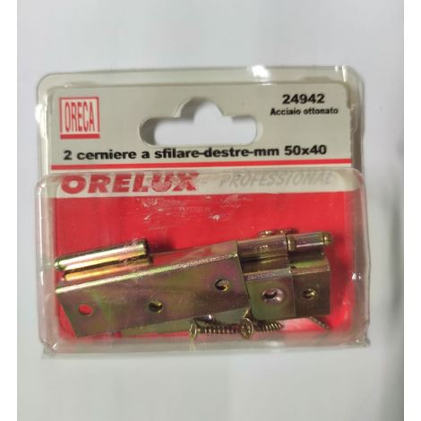 ORECA -  CERNIERA A SFILARE CON CURVA ALTA 17MM DX 50X40MM PZ2