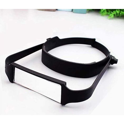 MIMOSON-Loupes avec zoom 1,6x, 2x, 2,5x et 3,5x, 4 lentilles amovibles et serre-tête avec casque. (1/5)