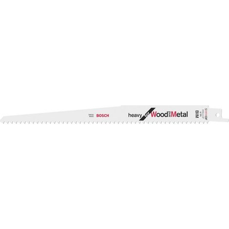 Bosch 2x Säbelsägeblatt S 1111 DF Heavy for Wood and Metal - 2608656273