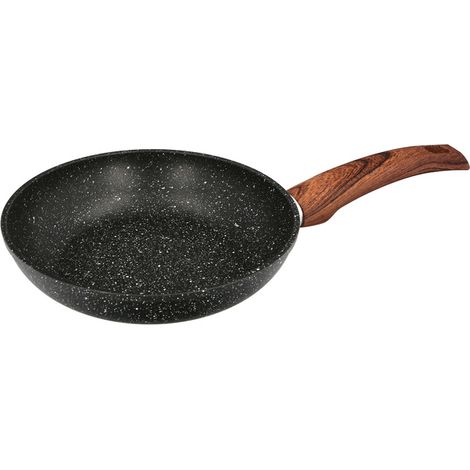 Padella Antiaderente In Alluminio Forgiato Finitura Pietra Ø 20 x 4,5 cm. Manico gommato (1/5)