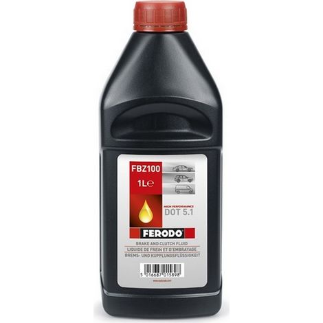 Liquide de frein ferodo dot 5.1 bidon de 1 litre (1/2)