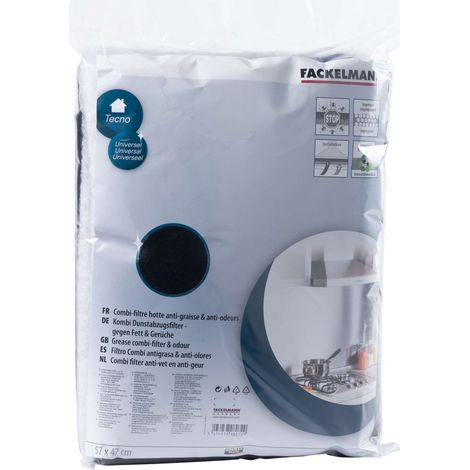 Filtre Hotte Toutes Marques Combifiltre + Charbon - Indicateur De Saturation 57 X 47 (1/5)