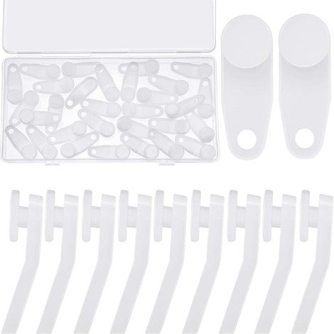 Ensemble de 30 pièces pour tringle à rideaux et poulies en stock