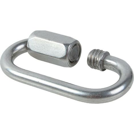 Quick-release ring carabiner made of 304 stainless steel, pet loop, nautical fittings, 8 mm stainless steel--DTEKGAZ