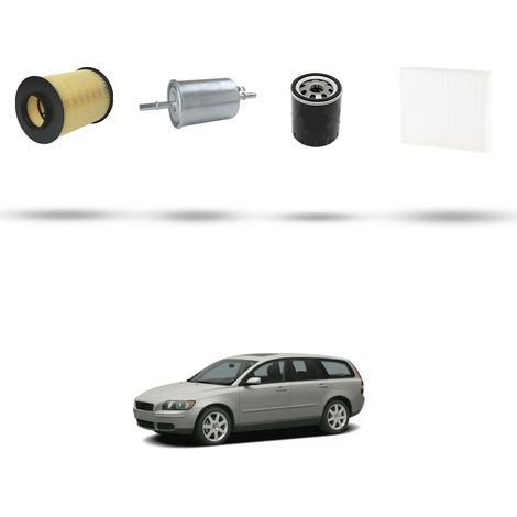 Kit tagliando 4 filtri compatibile con Volvo V50 2.0,2.0 Flexifuel 107Kw dal 2012 (1/5)