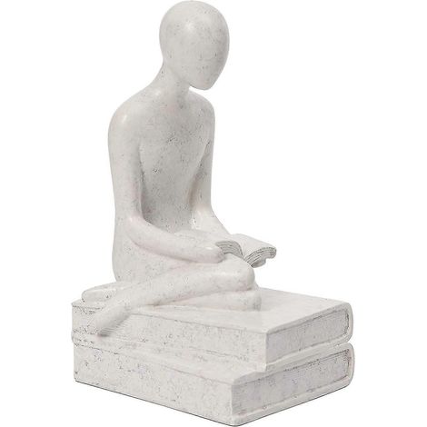 Moderne Statue Dekorieren Abstrakte Kunst Harz Skulptur Einfache Statue Ornament Figur Home Office Dezember (1/5)