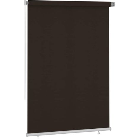 Tenda a rullo Tenda avvolgibile per Esterni 165(L)x230(A) cm Marrone HDPE (1/3)
