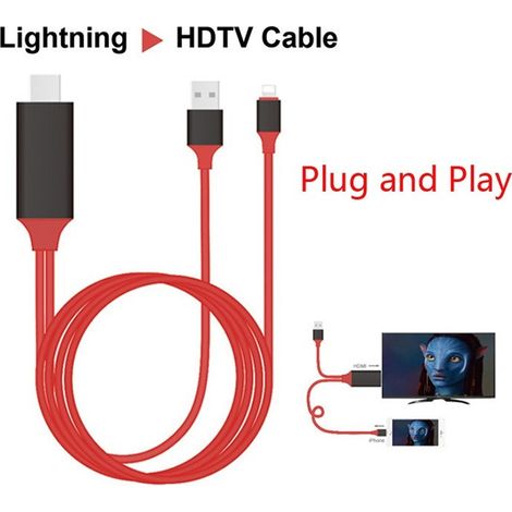 Trade Shop - Tv Hdmi Hdtv Usb Para Iphone I7 I6 I5 -
