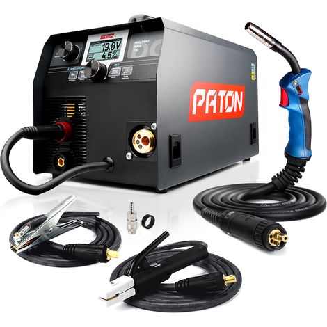 PATON StandardMIG-160 Soudeur 3-en-1 – Pour MIG/MAG, MMA et TIG LIFT, poste 230V, soudeur MIG sans gaz (1/5)